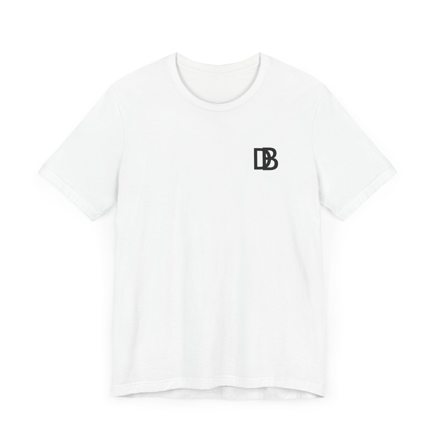 DB t shirt met tekst op de achterkant