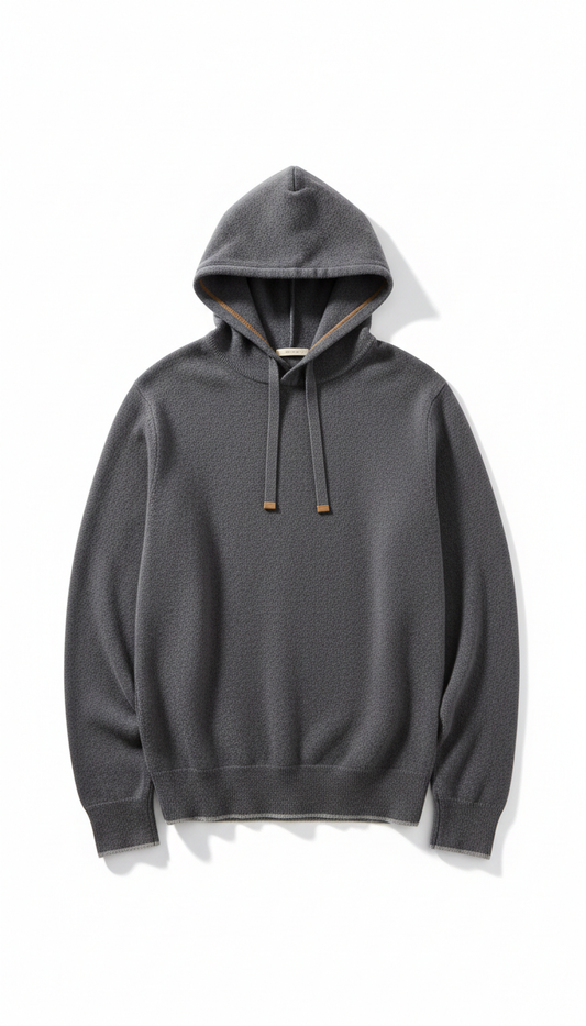 Cashmere Crewneck With Embossed Logo