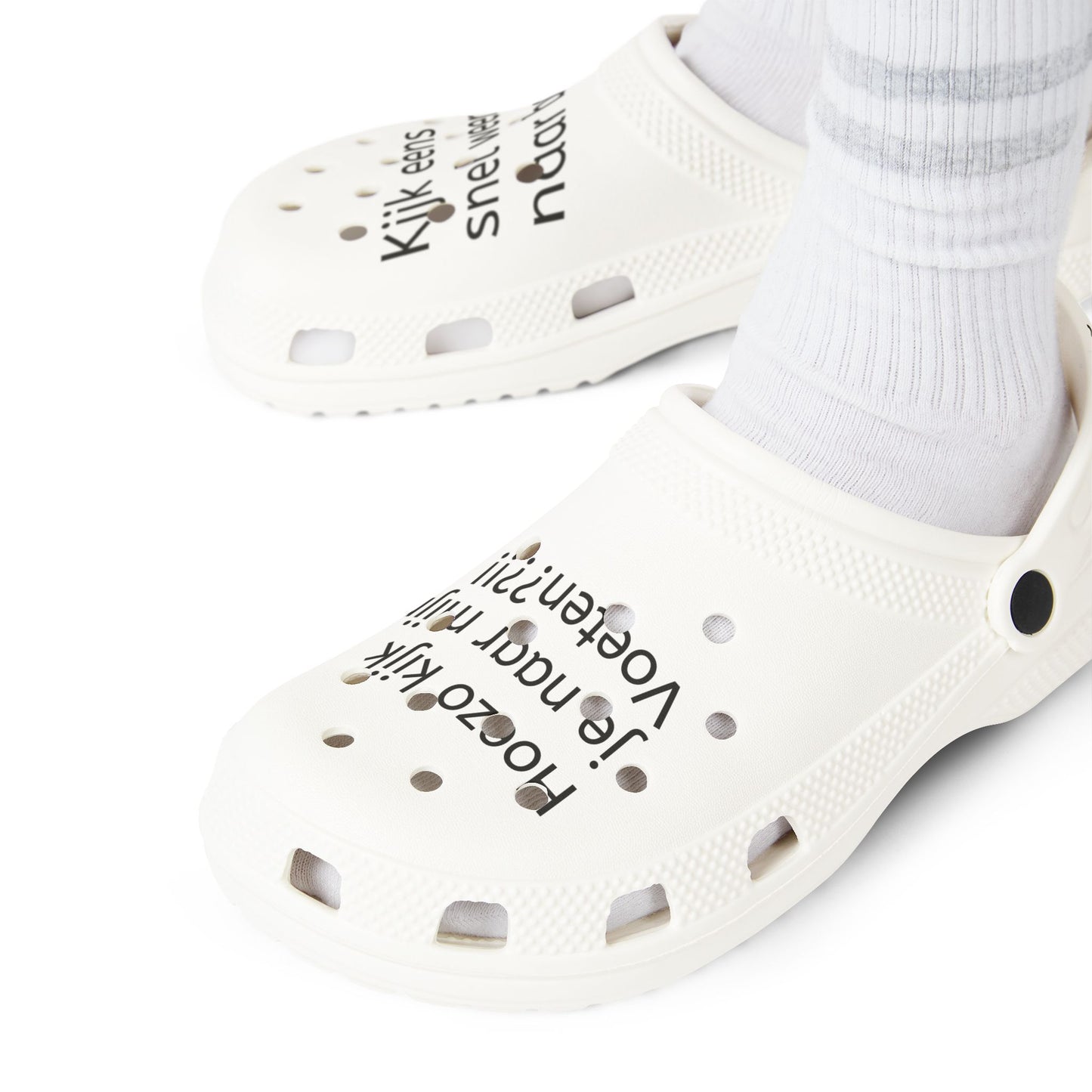 WAAROM KIJKI JE NAAR MIJN VOETEN Slippers